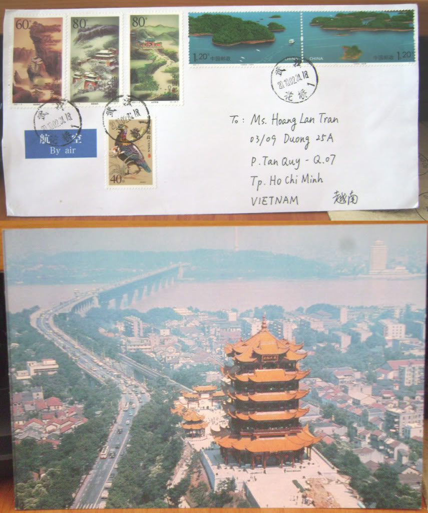 Letter received from China